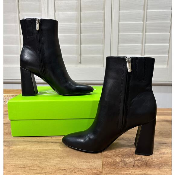 Sam Edelman Daria Dress Booties Black Leather Size 5.5 NIB Dressy Versatile - Picture 8 of 14